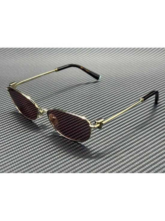 New Tiffany & Co. Women Pale Gold Sunglasses 56-17-140